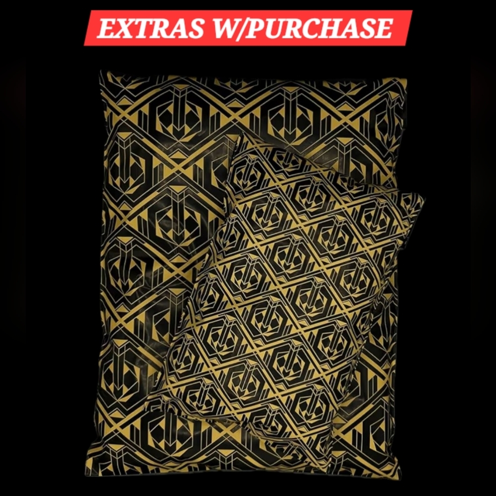 20ct. 10x13 Geometric Print  Polymailers, Random Thank You Cards And Stickers